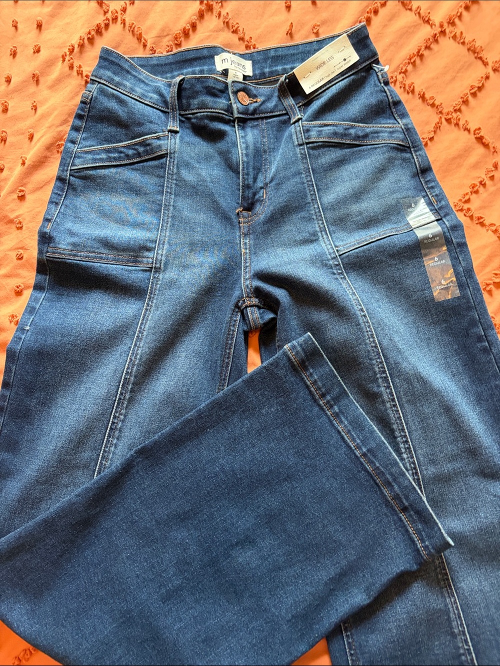 Maurices Women's Dark Blue Flare Jeans